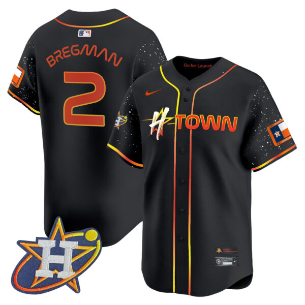Men's Astros 2024 Space City H-Town Vapor Premier Limited Jersey - All Stitched - Image 15