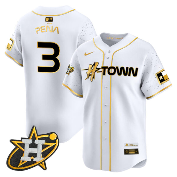 Men's Astros 2024 Space City H-Town Vapor Premier Limited Jersey - All Stitched - Image 32