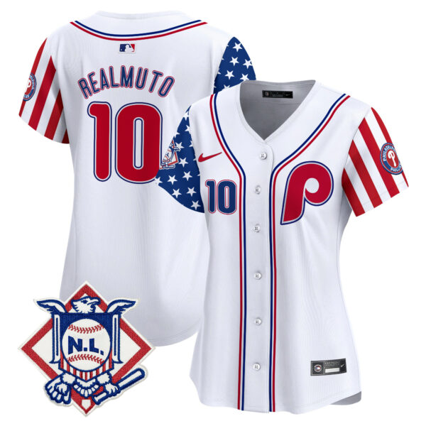 Women's Phillies 2024 Fourth of July Vapor Premier Limited Jersey V2 - All Stitched - Image 29