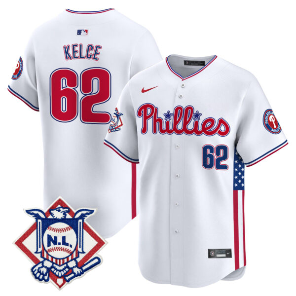 Men's Phillies 2024 Fourth of July Vapor Premier Limited Jersey V4 - All Stitched - Image 6