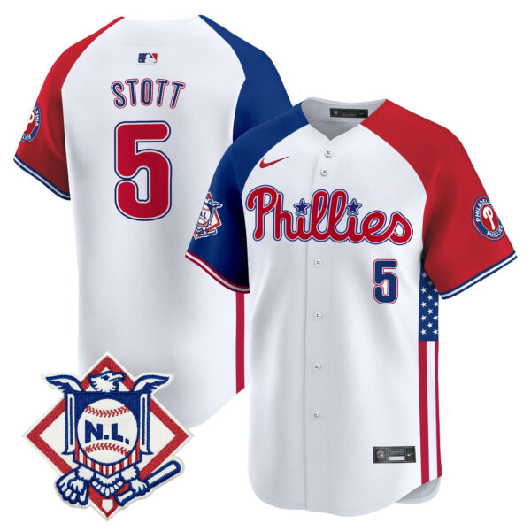 Men's Phillies 2024 Fourth of July Vapor Premier Limited Jersey V4 - All Stitched - Image 28