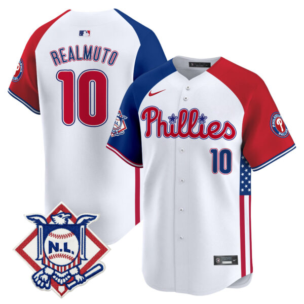 Men's Phillies 2024 Fourth of July Vapor Premier Limited Jersey V4 - All Stitched - Image 29