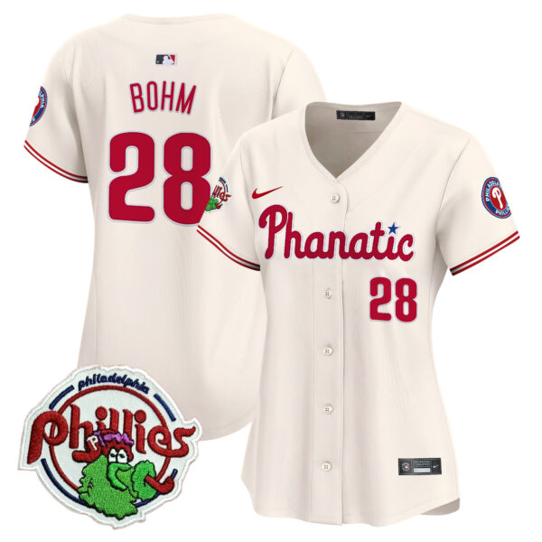 Women's Phillies Phanatic Patch Vapor Premier Limited Jersey - All Stitched - Image 11