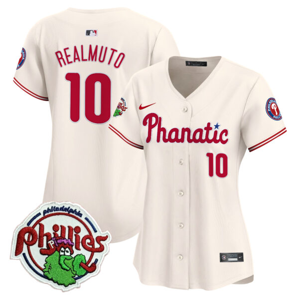 Women's Phillies Phanatic Patch Vapor Premier Limited Jersey - All Stitched - Image 14