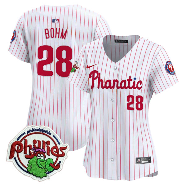 Women's Phillies Phanatic Patch Vapor Premier Limited Jersey - All Stitched - Image 20