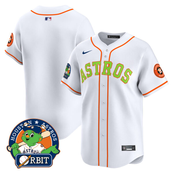 Youth's Astros Orbit Patch Vapor Premier Limited Jersey V2 - All Stitched - Image 18