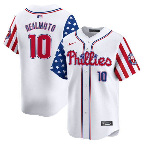 Men's Phillies 2025 Independence Day Vapor Premier Limited Jersey - All Stitched - Image 8