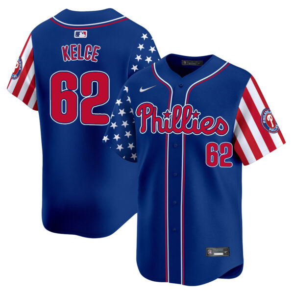 Men's Phillies 2025 Independence Day Vapor Premier Limited Jersey - All Stitched - Image 29