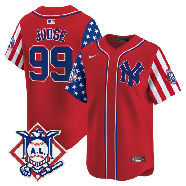 Men's New York Yankees 2024 Fourth of July Vapor Premier Limited Jersey - All Stitched - Image 10