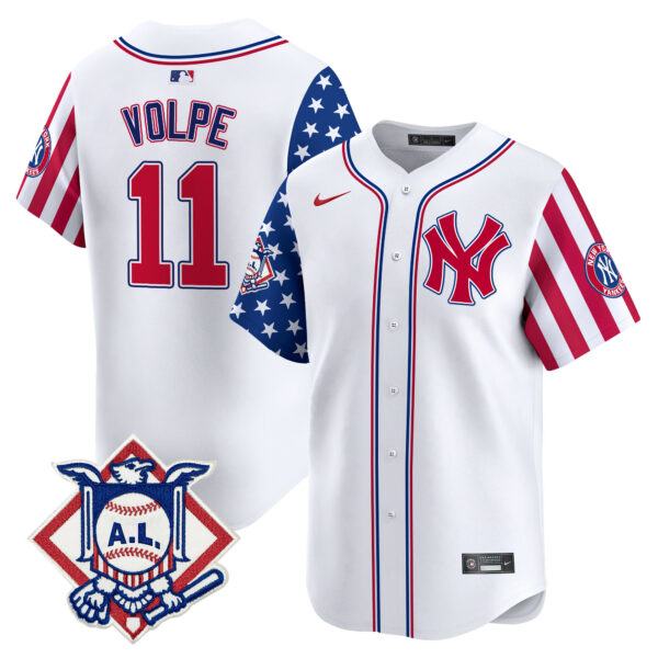 Men's New York Yankees 2024 Fourth of July Vapor Premier Limited Jersey - All Stitched - Image 2