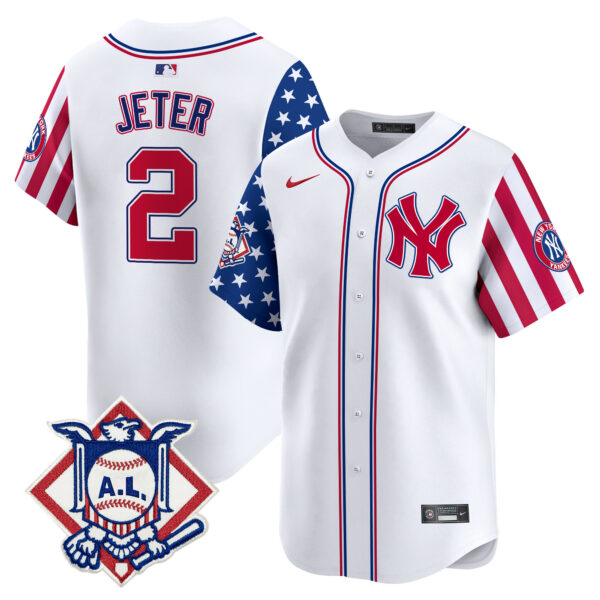 Men's New York Yankees 2024 Fourth of July Vapor Premier Limited Jersey - All Stitched - Image 4
