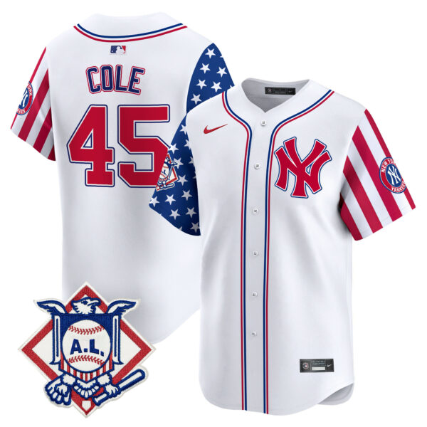 Men's New York Yankees 2024 Fourth of July Vapor Premier Limited Jersey - All Stitched - Image 5