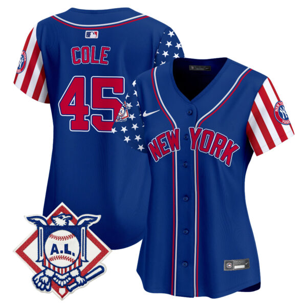 Women's New York Yankees 2024 Fourth of July Vapor Premier Limited Jersey V2 - All Stitched - Image 23