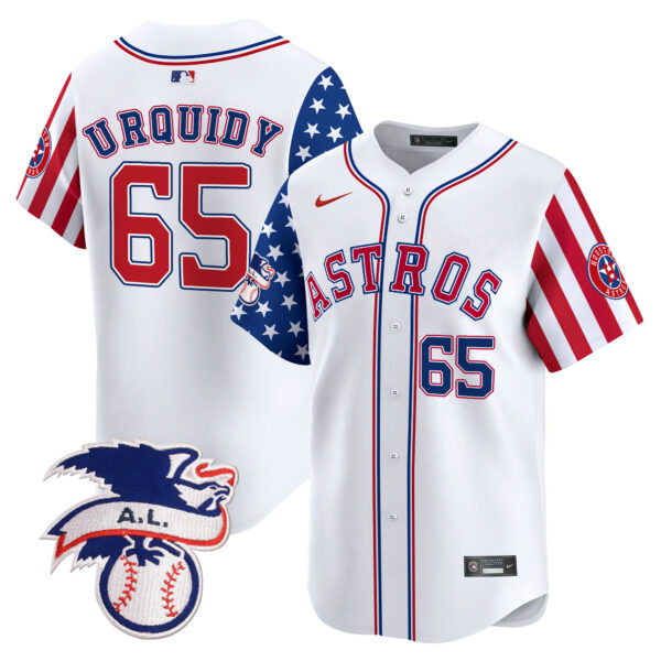 Men's Astros 2024 Fourth of July Vapor Premier Limited Jersey - All Stitched - Image 7