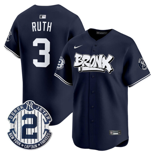 Men's New York Yankees The Bronx Graffiti Vapor Premier Limited Jersey V3 - All Stitched - Image 19