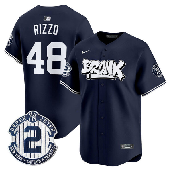 Men's New York Yankees The Bronx Graffiti Vapor Premier Limited Jersey V3 - All Stitched - Image 23