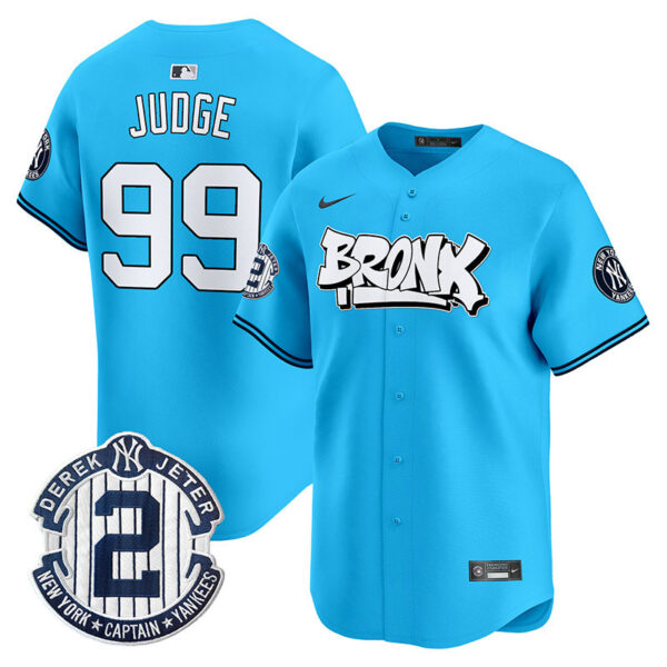 Men's New York Yankees The Bronx Graffiti Vapor Premier Limited Jersey V3 - All Stitched - Image 25