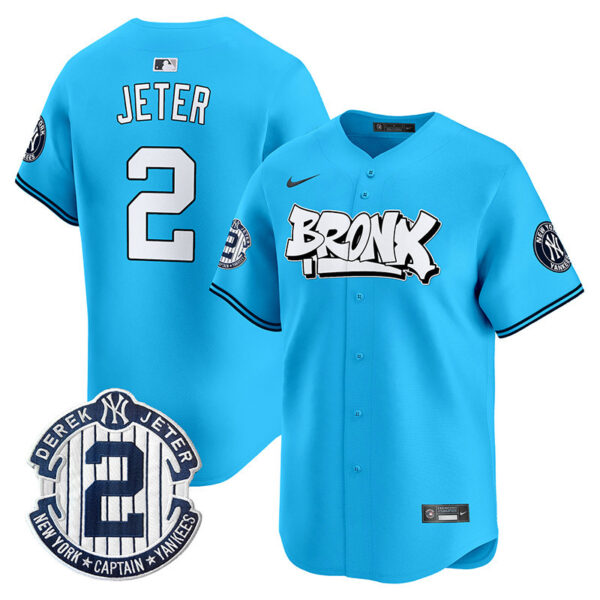 Men's New York Yankees The Bronx Graffiti Vapor Premier Limited Jersey V3 - All Stitched - Image 28