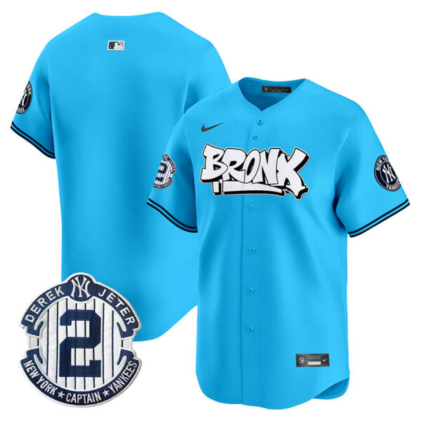 Men's New York Yankees The Bronx Graffiti Vapor Premier Limited Jersey V3 - All Stitched - Image 32