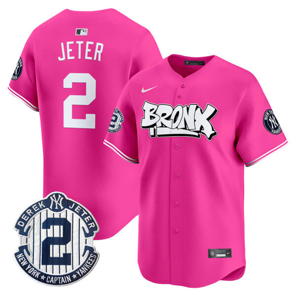 Men's New York Yankees The Bronx Graffiti Vapor Premier Limited Jersey V3 - All Stitched - Image 36