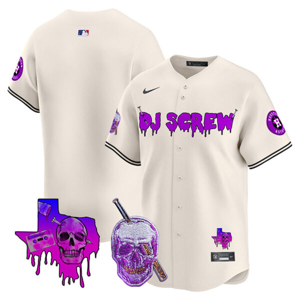 Men's Astros DJ Screw Vapor Premier Limited Jersey - All Stitched - Image 20