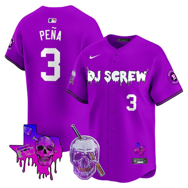 Men's Astros DJ Screw Vapor Premier Limited Jersey - All Stitched - Image 23