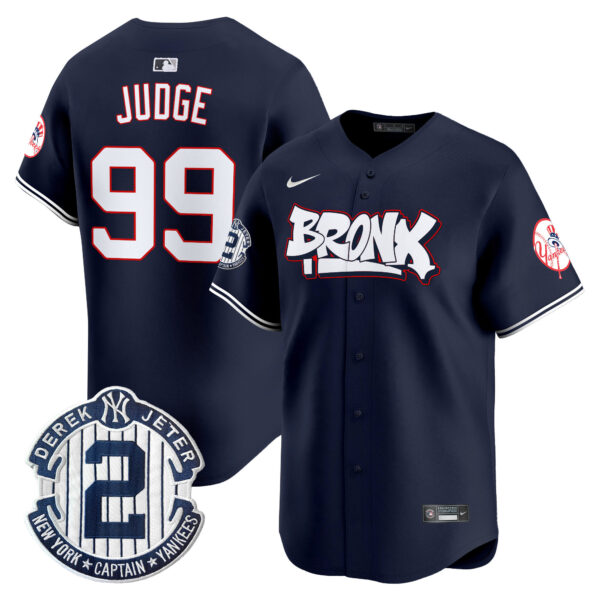 Men's New York Yankees The Bronx Graffiti Vapor Premier Limited Jersey V4 - All Stitched - Image 17