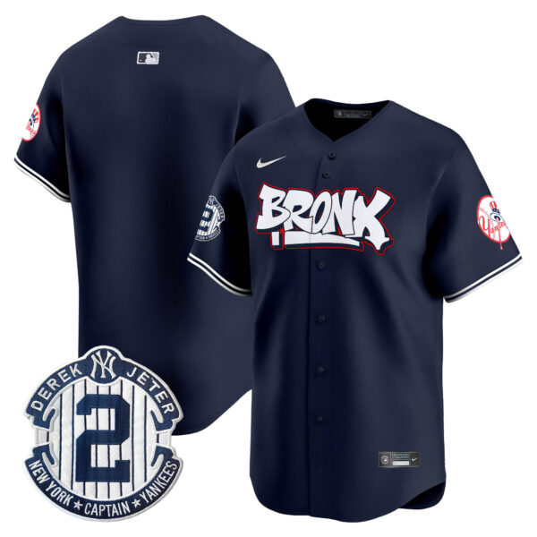 Men's New York Yankees The Bronx Graffiti Vapor Premier Limited Jersey V4 - All Stitched - Image 24