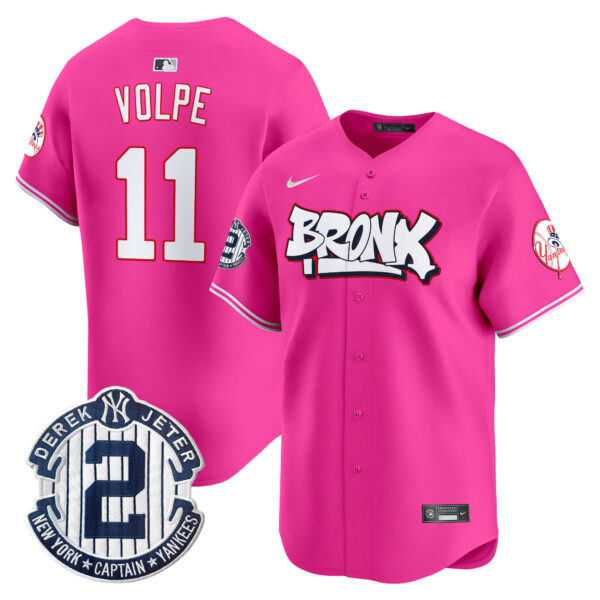Men's New York Yankees The Bronx Graffiti Vapor Premier Limited Jersey V4 - All Stitched - Image 34