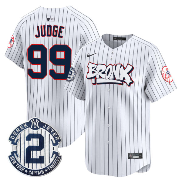Men's New York Yankees The Bronx Graffiti Vapor Premier Limited Jersey V4 - All Stitched - Image 9