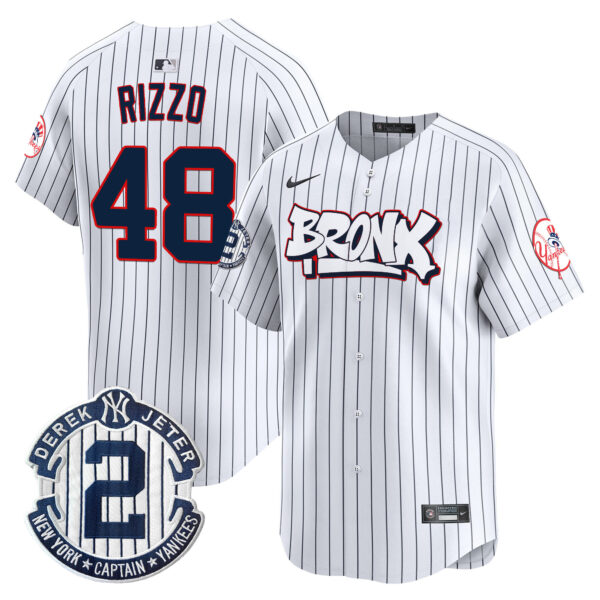 Men's New York Yankees The Bronx Graffiti Vapor Premier Limited Jersey V4 - All Stitched - Image 15