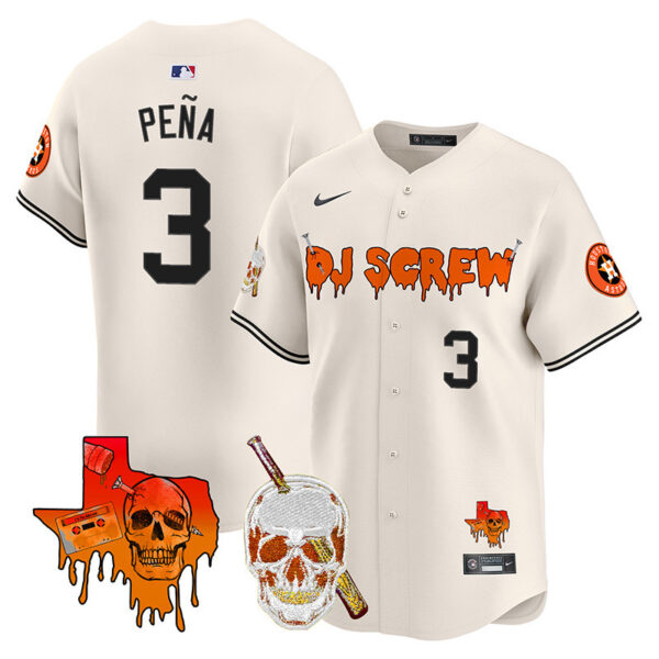 Men's Astros DJ Screw Vapor Premier Limited Jersey V2 - All Stitched - Image 3