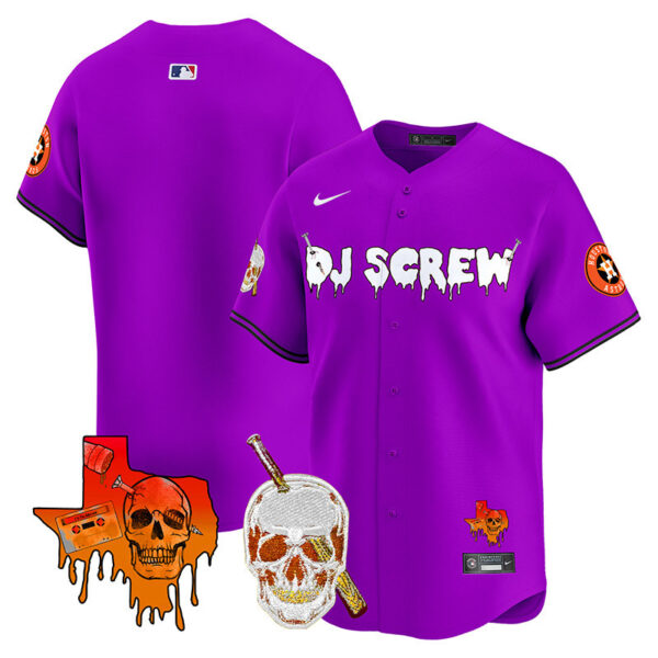 Men's Astros DJ Screw Vapor Premier Limited Jersey V2 - All Stitched - Image 20