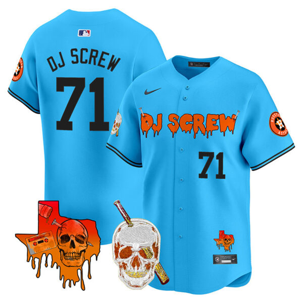 Men's Astros DJ Screw Vapor Premier Limited Jersey V2 - All Stitched - Image 41