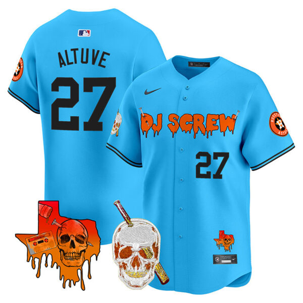 Men's Astros DJ Screw Vapor Premier Limited Jersey V2 - All Stitched - Image 42