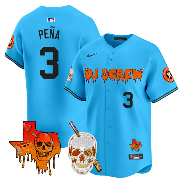 Men's Astros DJ Screw Vapor Premier Limited Jersey V2 - All Stitched - Image 43