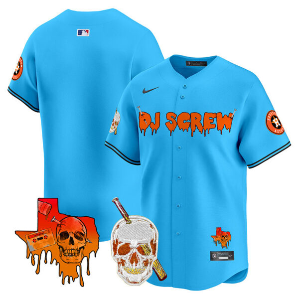 Men's Astros DJ Screw Vapor Premier Limited Jersey V2 - All Stitched - Image 50