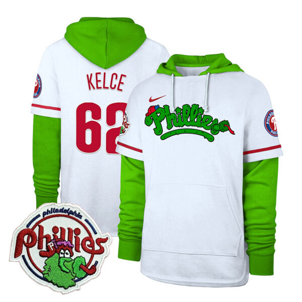 Men's Phillies Phanatic Patch Shortstop Pullover Hoodie V2 - All Stitched - Image 6