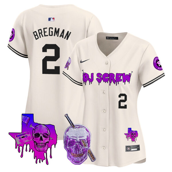 Women's Astros DJ Screw Vapor Premier Limited Jersey - All Stitched - Image 6