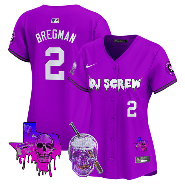 Women's Astros DJ Screw Vapor Premier Limited Jersey - All Stitched - Image 15