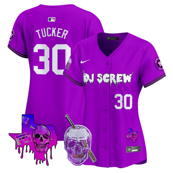 Women's Astros DJ Screw Vapor Premier Limited Jersey - All Stitched - Image 18
