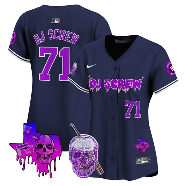 Women's Astros DJ Screw Vapor Premier Limited Jersey - All Stitched - Image 31