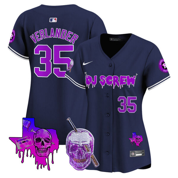Women's Astros DJ Screw Vapor Premier Limited Jersey - All Stitched - Image 37