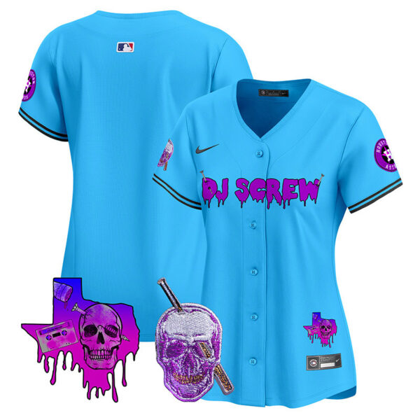Women's Astros DJ Screw Vapor Premier Limited Jersey - All Stitched - Image 50