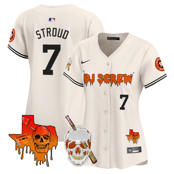 Women's Astros DJ Screw Vapor Premier Limited Jersey V2 - All Stitched - Image 9