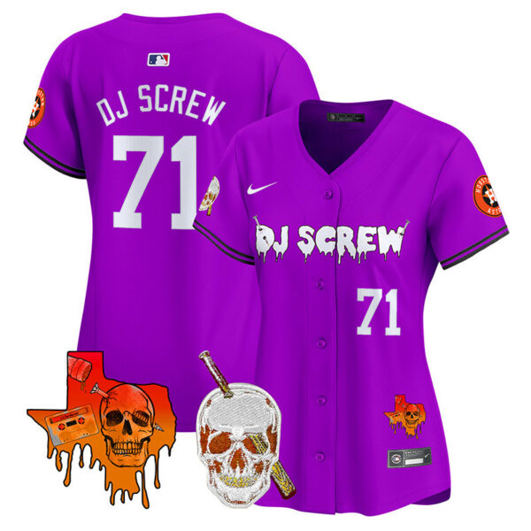 Women's Astros DJ Screw Vapor Premier Limited Jersey V2 - All Stitched - Image 11