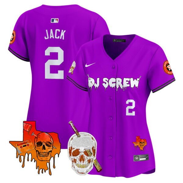 Women's Astros DJ Screw Vapor Premier Limited Jersey V2 - All Stitched - Image 14