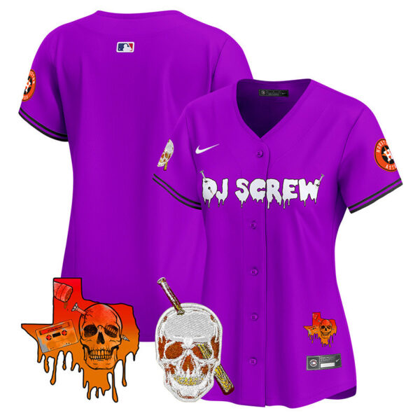 Women's Astros DJ Screw Vapor Premier Limited Jersey V2 - All Stitched - Image 20