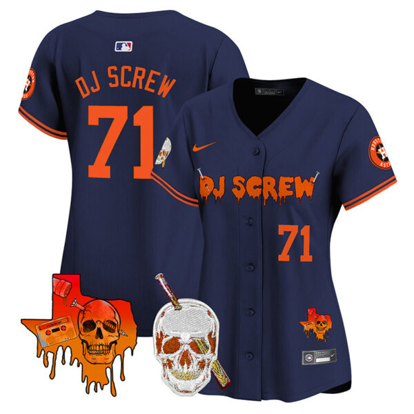 Women's Astros DJ Screw Vapor Premier Limited Jersey V2 - All Stitched - Image 21