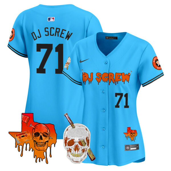 Women's Astros DJ Screw Vapor Premier Limited Jersey V2 - All Stitched - Image 41
